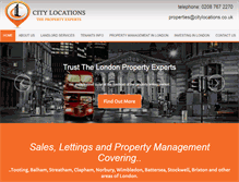 Tablet Screenshot of citylocations.co.uk